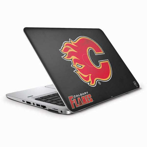 NHL Calgary Flames Distressed HP Elitebook Skin